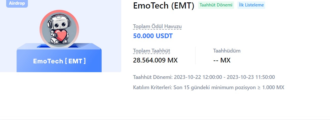 emotech emt coin token nedir, nasıl alınır, yorum geleceği, analiz, fiyat tahminleri, mexc kickstarter, mexc