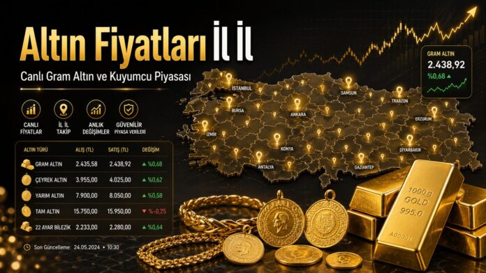 altın fiyatları il il